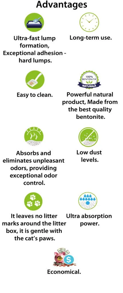 Cat Litter-Advantages